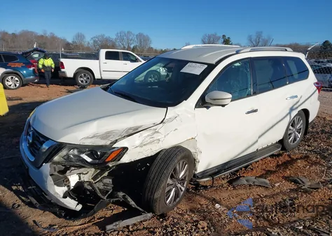 2018 Nissan Pathfinder Sl из США, поврежденный, VIN 5N1DR2MN5JC621156